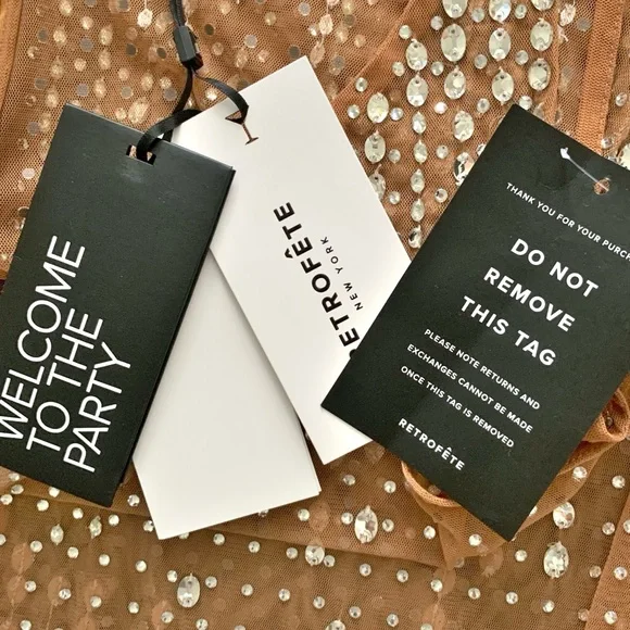 NWT Retrofete Jovie Sequin Dress - Picture 10 of 13